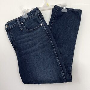 Madewell The Perfect Vintage Jean Dark Wash Denim Straight Leg ~ Size 33